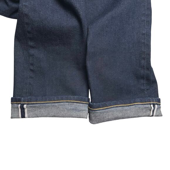 Best Made Co. | Men | Raw Selvedge Dark Wash Slim Straight Denim Jeans | 28x30 - Picture 12 of 13